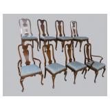 8 HARDEN QUEEN ANNE CHAIRS