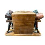 LOT OF SMOKING PIPES WITH HUMIDOR