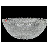 LARGE ABP CUT CRYSTAL BOWL