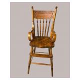 POPLAR BENTWOOD BOOSTER CHAIR