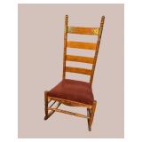CHERRY LADDER BACK ROCKER