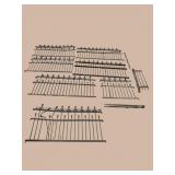 39 LINEAR FEET OF ANTIQUE CAST IRON FENCE