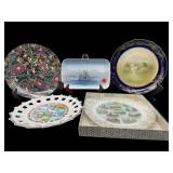 LOT OF PORCELAIN DECORATIVE PLATES
