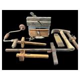 PRIMITIVE ANTIQUE TOOL LOT