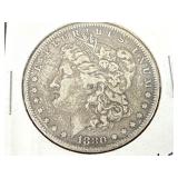 1880 P MORGAN SILVER DOLLAR
