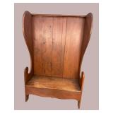 ANTIQUE PINE SETTLE