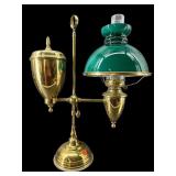 ANTIQUE BRASS SINGLE LIGHT STUDENT LAMP