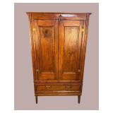 PINE PEGGED 2 DOOR CUPBOARD
