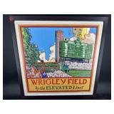 WRIGLEY FIELD BY THE ELEVATED LINES BY MITCHELL