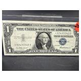 1957 SILVER CERTIFICATE STAR NOTE, CIRCULATED