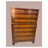 KINDEL 8 DRAWER MAHOGANY TALL CHEST