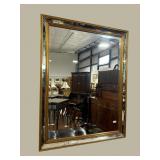 LABARGE LARGE GOLD AND BEVELED EDGE MIRROR