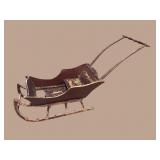 ANTIQUE PUSH SLED