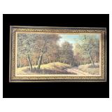 IRA REMSEN MCM FORESTRY LANDSCAPE OIL ON CANVAS