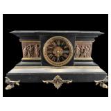ANTIQUE BIGELOW KENNARD & CO. IRON MANTLE CLOCK