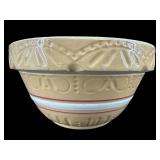 ANTIQUE ROBINSON RANSBOTTOM YELLOW WARE BANDED