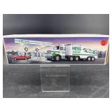 HESS TRUCK WITH RACECAR IN ORIGINAL BOX