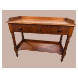 19TH CENT. MAHOGANY 3 DRAWER SERVER