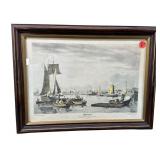 BOSTON ENGRAVING PRINT