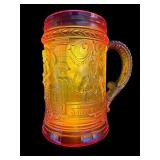 FOSTORIA AMBERINA MARIGOLD BEER STEIN