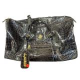 BEVERLY HILLS POLO CLUB FAUX ALLIGATOR CARRY ON