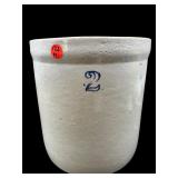 ANTIQUE SALT GLAZE 2 GALLON CROCK