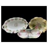 3 PC LOT OLDER PORCELAIN BOWLS