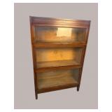 MAHOGANY MACEY 3 STACK BOOKCASE