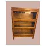 OAK 3 STACKING BARRISTER BOOKCASE