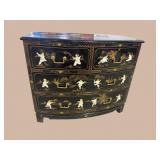 CHINOISERIE DECORATED 4 DRAWER CHEST