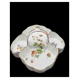 COALPORT PORCELAIN 3 PART STRAWBERRY SERVING DISH