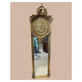GOLD CAMEO BEVELED MIRROR