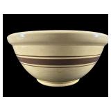 ANTIQUE ROBINSON RANSBOTTOM YELLOW WARE LARGE
