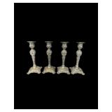 2 PRS OF HEAVY ORNATE ROGERS & SON SILVERPLATE