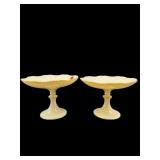 PR LENOX PORCELAIN TALL COMPOTES