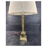 VIRGINIA METALCRAFTERS BRASS COLUMN LAMP