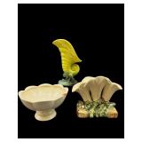 3 PC LOT HULL MCCOY ART POTTERY