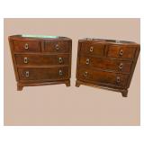 AMERICAN DREW BURLED OVERSIZED NIGHTSTANDS