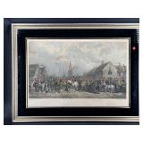SIGNED W.H.BERNARD ENGRAVING IN FRAME