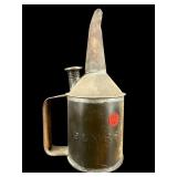 ANTIQUE B&M RAILROAD SMALL OIL CAN