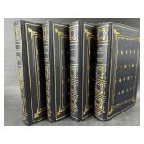 4 INTERNATIONAL COLLECTORS LIBRARY LEATHER BOUND