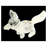 SWAROVSKI CRYSTAL MINI RUNNING FOX FIGURINE