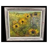 SIGNED E.D. BRANDENBURG OIL ON CANVAS OF