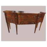 FLAMED MAHOGANY CONTEMPORARY HEPPLEWHITE SIDEBOARD