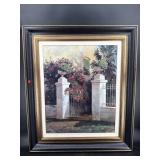 GATE AND URN SCENE IN FRAME