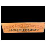 SHAKERS CHOICE MOUNT LEBANON NY ADVERTISING SIGN