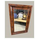 19th CENT. Mahogany OGEE MIRROR