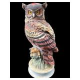 LARGE ANDREA BY SADEK GREAT HORNED OWL SCULPTURE