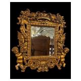 EX LARGE GOLD ORNATE MIRROR