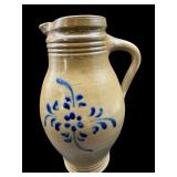 BLUE MARK STONE WARE MILK PITCHER